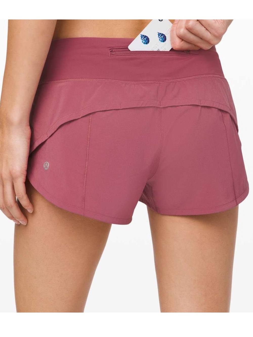 lululemon athletica Speed Up Short — Rosewood Pink 2.5” inseam Size 6 - Picture 1 of 9